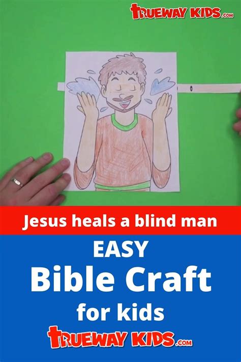Jesus Heals A Blind Man Easy Bible Craft For Kids Artofit