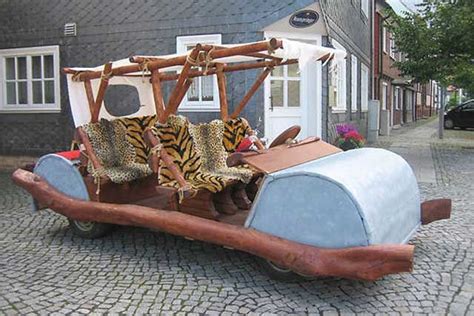 Replica Of Fred Flintstones Footmobile Engineer Sebastian Trager