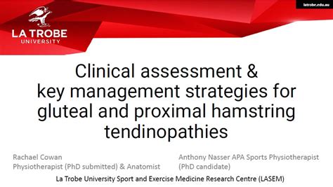 Hip And Groin Pain Symposium Resources La Trobe Sport And Exercise