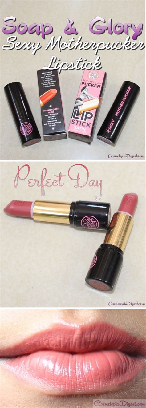 Soap Glory Sexy Mother Pucker Satin Lipstick In Perfect Day Review