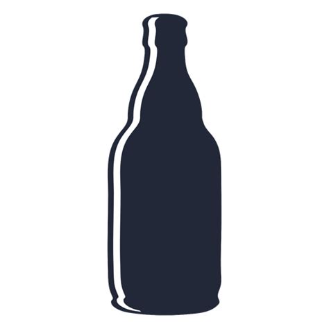 Silhouette beer bottle - Transparent PNG & SVG vector file png image