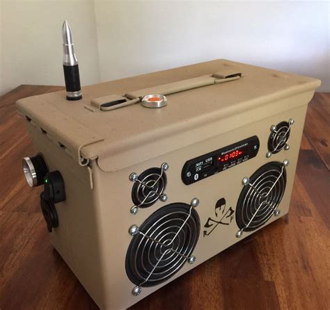 Catching satellites on ham radio | make: Ammo Can Rechargeable Stereo Boombox V.2 - Tan | Ammo cans ...