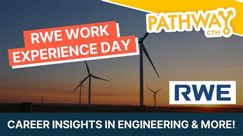 RWE Taster Day - Career Insights in Engineering & More! - Pathway CTM