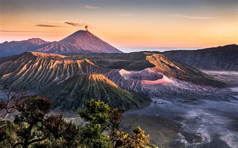 Landscape Volcanic Mountains Hd Desktop Wallpaper