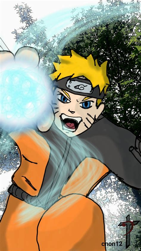 Naruto Rasenshuriken By Kiddsketch On Deviantart