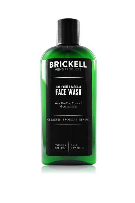 The Best Face Wash For Men Brickell Purifying Charcoal Face Wash