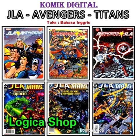 Jual Komik Digital Jla Avengers Titans Di Lapak Logica Shop Bukalapak