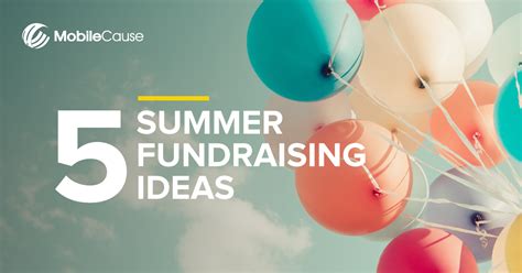 Summer Fundraising Ideas Infographic 18