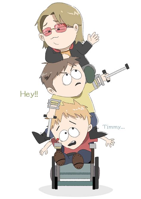 Jimmy Valmer Timmy Burch And Nathan South Park Drawn By Irabe