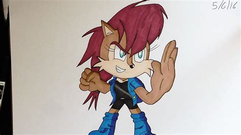 Drawing Sally Acorn My Style Youtube