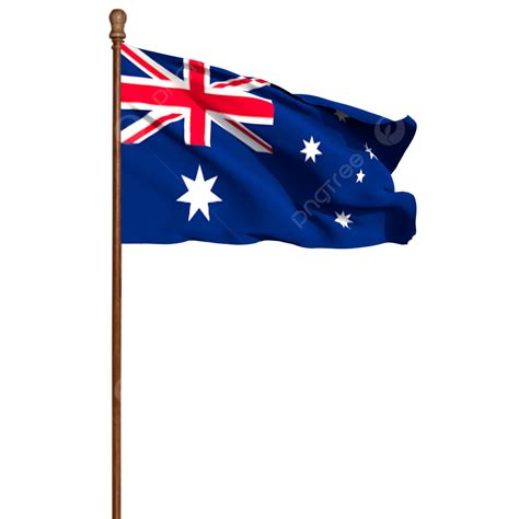 Flag Pole Png Picture Australia Flag With Pole Australia Flag With