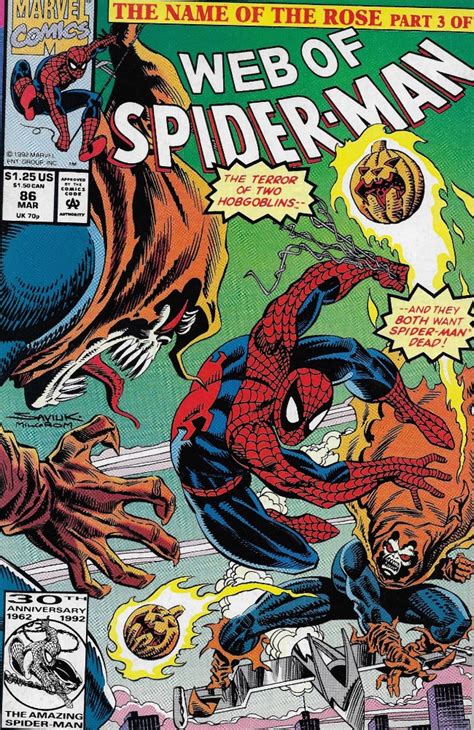 Web Of Spider Man Vol 1 Marvel Comics 1985 86 The Name Of The