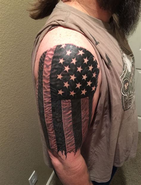 The 80 Best American Flag Tattoos For Men Improb American Flag