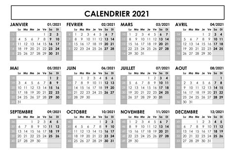 Calendrier 2021 Excel Gratuit A Telecharger Info ≡ Voyage Carte Plan