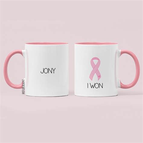 I Won Mug Custom Cancer Mug Cancer Survivor Gift Custom Etsy