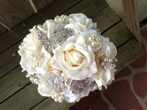 Maybe you would like to learn more about one of these? Vintage brooch wedding bouquet | Wedding brooch bouquets ...