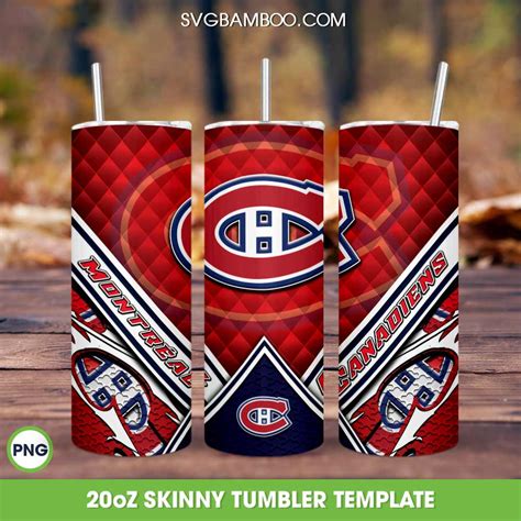 Montreal Canadiens Tumbler Template Png