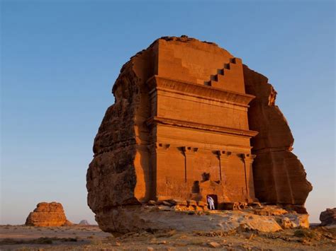 Nabateans A Pre Islamic People Carved These Palatial Tombs Seen At