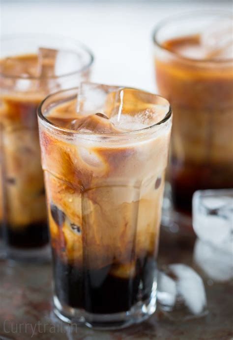 Chilled Glasses With Iced Coffee Coffee Recipes Iced Coffee At Home