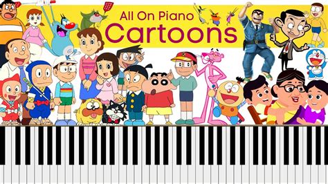 All Cartoons Music Cover On Piano Bgm Youtube