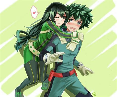 Pin De Tamylanamon En Izuku Midoriya X Tsuyu Asui Tsuyu Personajes