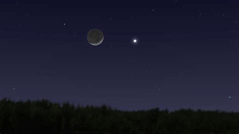 How To See Venus Shining With The Moon Tonight Space