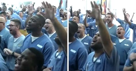 Hundreds Of Inmates Praise God By Singing How He Loves In Maximum