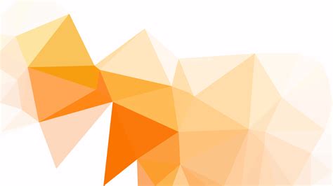 Abstract Orange And White Triangle Geometric Background Illustration
