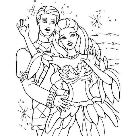 Barbie Dancing Coloring Pages