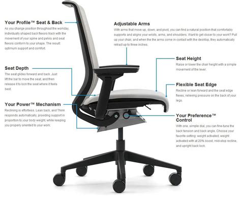 Steelcase Think 3d Mesh Fabric Chair Licorice Kitchen