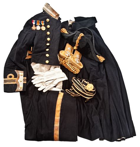 A Lt Commanders Full Dress Uniform For The Royal Navy Circa 1920 By