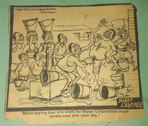Some Funny Cartoons From Old Newspapers 80s Politics Nigeria