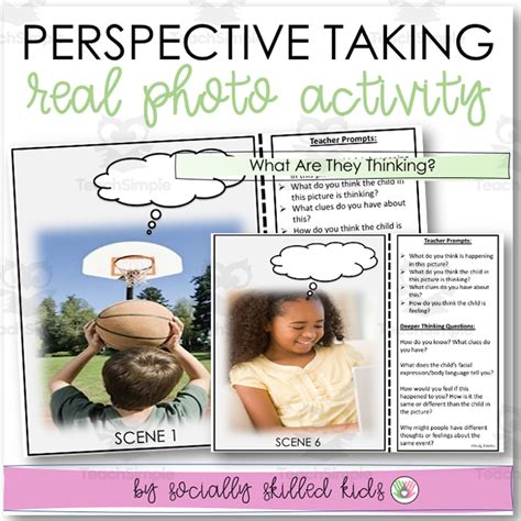 Perspective Taking Activity With Real Photos What Are They Thinking