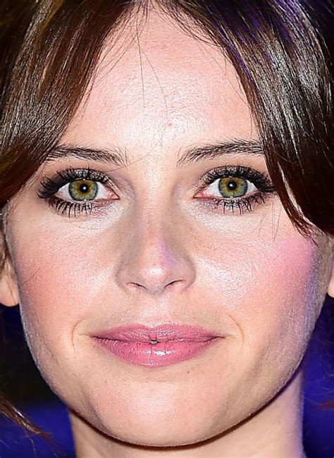 Close Up Of Felicity Jones At The 2015 London Premiere Of Star Wars
