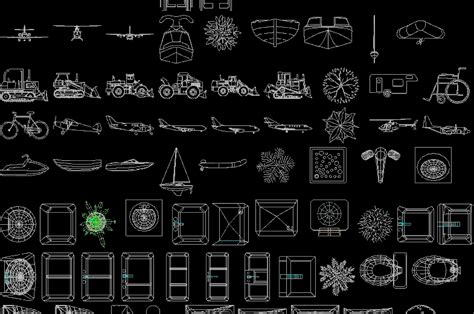 Varied blocks cad in AutoCAD | Download CAD free (11.54 MB) | Bibliocad