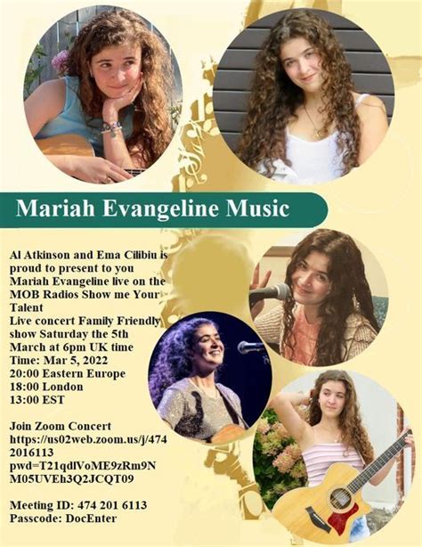 Mariah Evangeline Live On Show Me Your Talent Presented By The Host