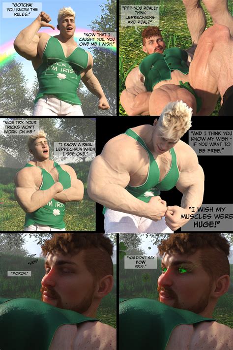 Rule 34 3d Abs Biceps Gay Leprechaun Magic Male Male Focus Male Only Muscgrowth3d Muscle