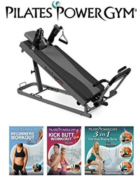 Pilates Power Gym Plus Ultimate Mini Reformer With Push Up Bar And 3