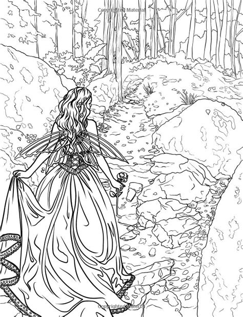 Enchanted Forest Coloring Pages Coloring Home