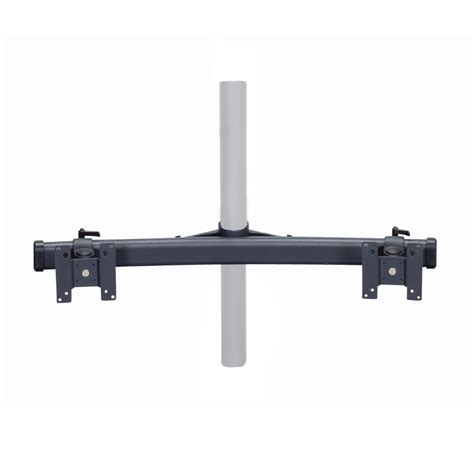 Dual screen ceiling mounted monitor system with vesa mounting interface for 3. Premier Mounts Dual Monitor Curved Bow Pole Mount for 10 ...