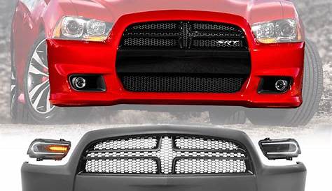 Compatible With 11-14 Dodge Charger SRT8 Style Front Bumper Cover