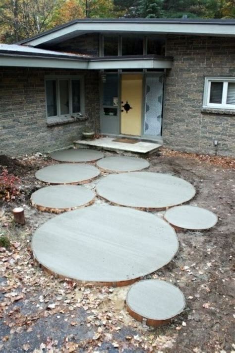 For example, let's say you have 50 round concrete form tubes, sonic tubes, sonotubes or cement tubes that you need to fill. How can one create his front garden design modern ...