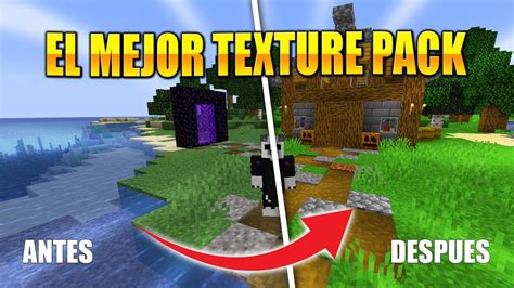 🥰el Mejor Texture Pack Muy Colorido Para Minecraft Youtube