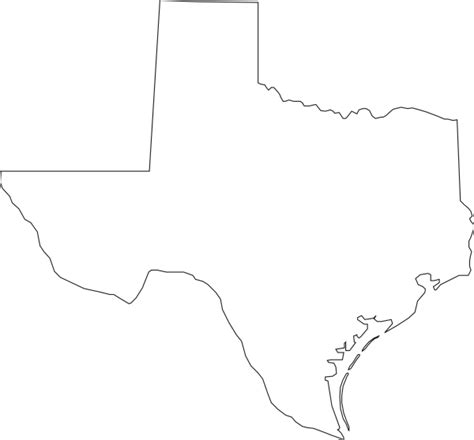 Small Texas State Outline Png Clipart Large Size Png Image Pikpng