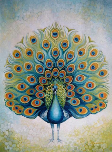 Peacock Painting The Beauty Of The Peacock Paint By Numbers Select