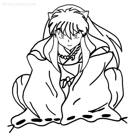 Printable Inuyasha Coloring Pages For Kids Cool2bkids