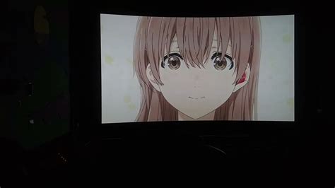 A Silent Voice Ending Scene In Theater Youtube