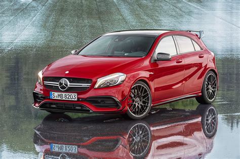 Mercedes A45 Amg Muscles Up To 381bhp In 2016 A Class Facelift Car