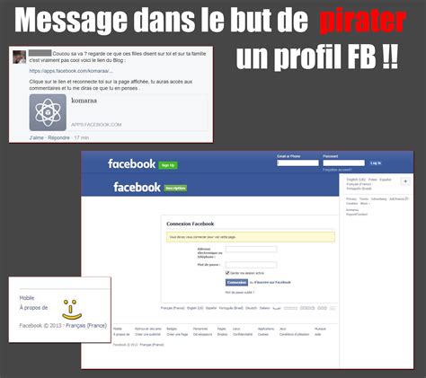 .: Facebook : Lorsque le piratage de profil passe par une application