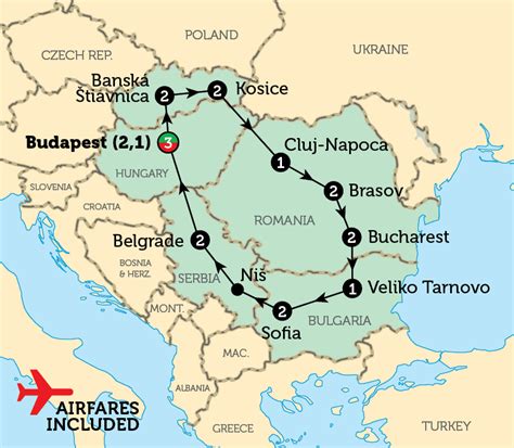 Travel Map Of Eastern Europe United States Map